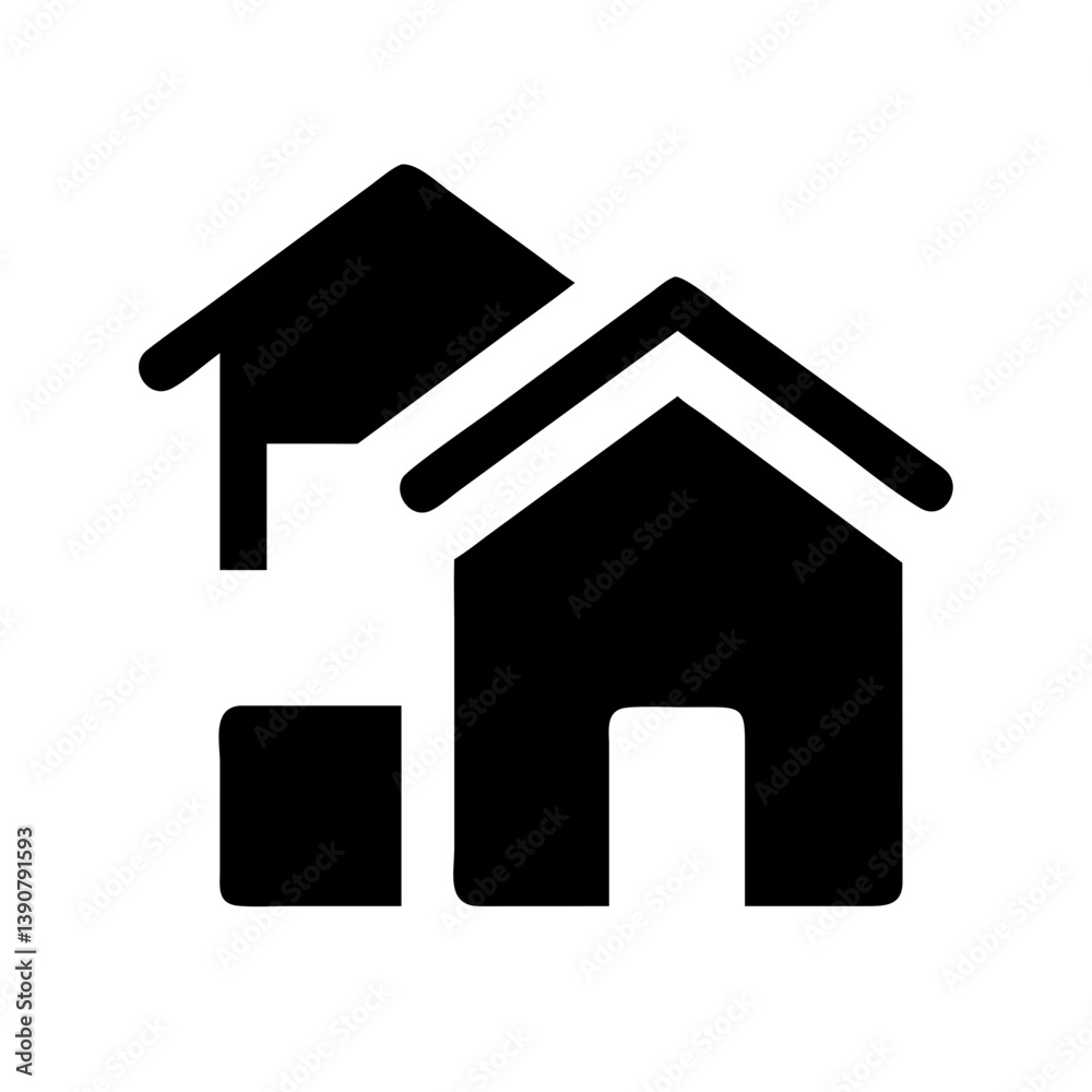 Simple house symbol. Smart home icon collection. Main page pictogram in filled, thin line, outline editable Stroke. House, Technology, Wireless. Professional vector icon.
Simple house symbol. Smart home icon collection. Main page pictogram in filled, thin line, outline editable Stroke. House, Technology, Wireless. Professional vector icon.