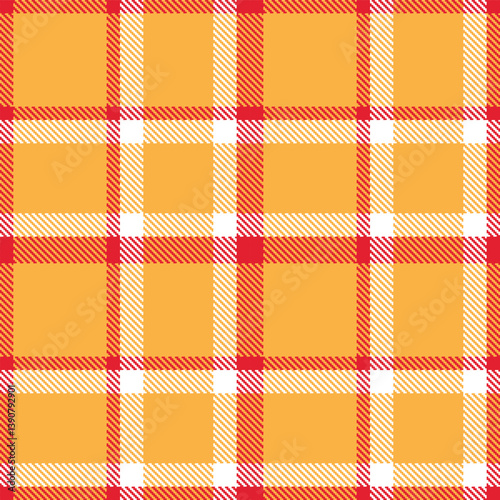 Plaid pattern seamless. Neon strawberry & Rustic butterscotch Tartan Fabric Design. 