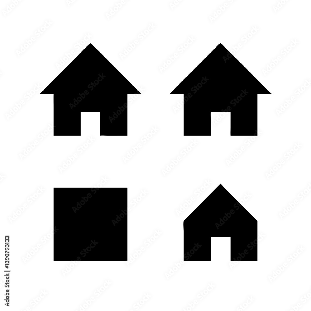 Title: Web home icon for apps and websites. Collection home icons. House symbol.House icon set. Home vector illustration sign. Hotel symbol.
Title: Web home icon for apps and websites. Collection home icons. House symbol.House icon set. Home vector illustration sign. Hotel symbol.