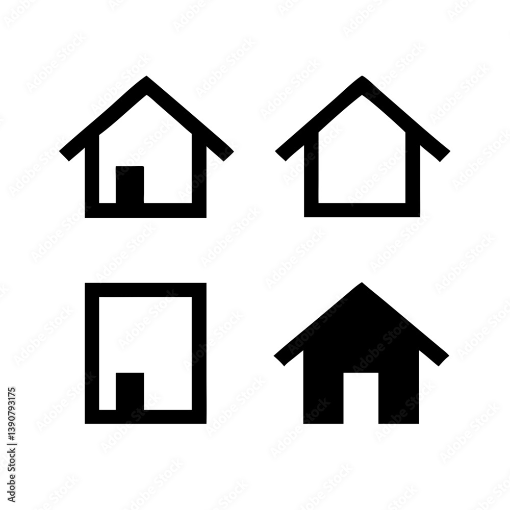Web home icon for apps and websites. Collection home icons. House symbol.House icon set. Home vector illustration sign. Hotel symbol.
Web home icon for apps and websites. Collection home icons. House symbol.House icon set. Home vector illustration sign. Hotel symbol.