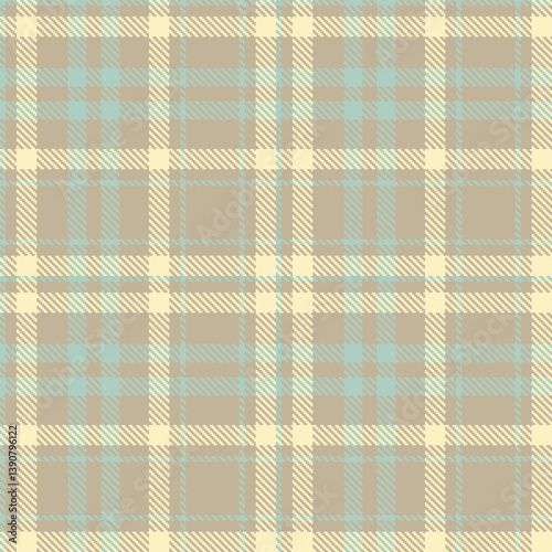 Smoky putty Tartan patterns fabric texture. Contemporary Fire silver Seamless Tartan
