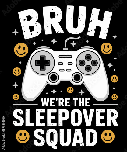 Gamer Sleepover Party For Funny Gaming Bruh