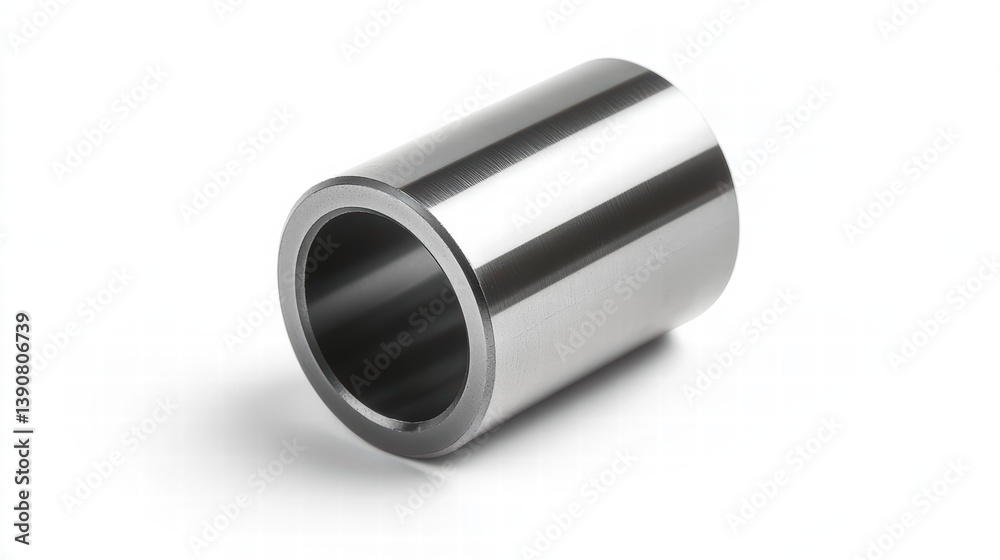 Sleek Metal Cylinder: Capturing the minimalist elegance of a polished cylindrical metal object, perfect for industrial or technical applications. Sleek Metal Cylinder: Capturing the minimalist elegance of a polished cylindrical metal object, perfect for industrial or technical applications.