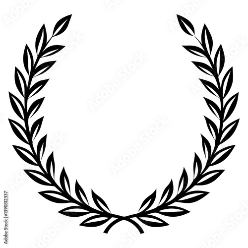gold laurel wreath