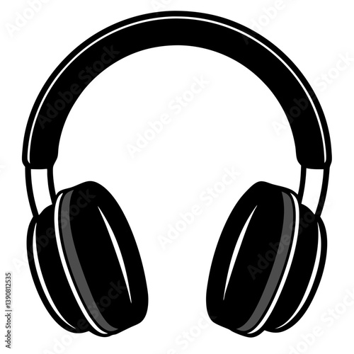 headphones isolated on white background