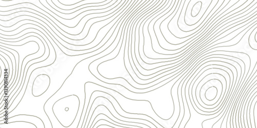 Elegant Transparent PNG File Featuring Abstract Wavy Contour Lines on a Bright White Background, Perfect for Designers Seeking a Minimal, Modern Geography-Inspired Look