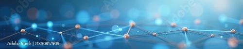 Tech background in sleek grey and light blue tones, featuring minimalist network connections for advanced communication and innovation concepts,  communication,  advanced