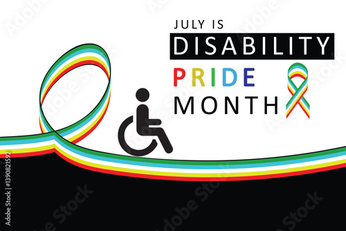 Disability Pride Month is observed in July to celebrate the contributions of people with disabilities and to promote awareness, acceptance, and inclusivity.