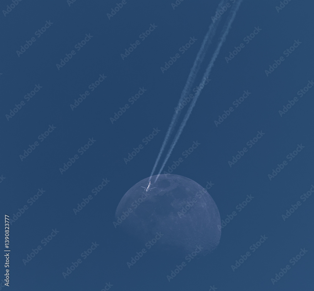 Crescent moon in different landscape compositions!