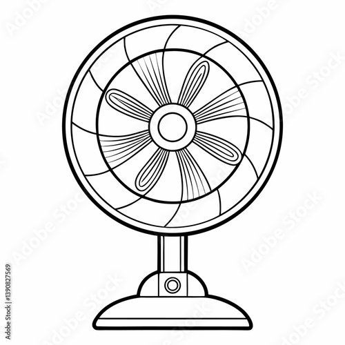 fan isolated on white