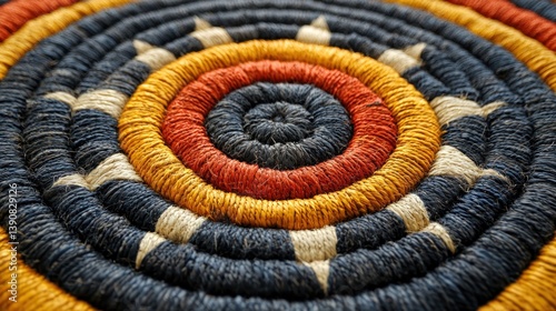 Woven circular pattern