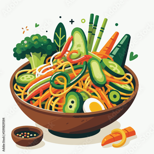 japchae, cuisine, food, asian, healthy, meal, gourmet, plate, background, vegetable, korean, korean food, traditional, sesame oil, soy sauce, green, beef, carrot, korean culture, noodle, onion, sesame