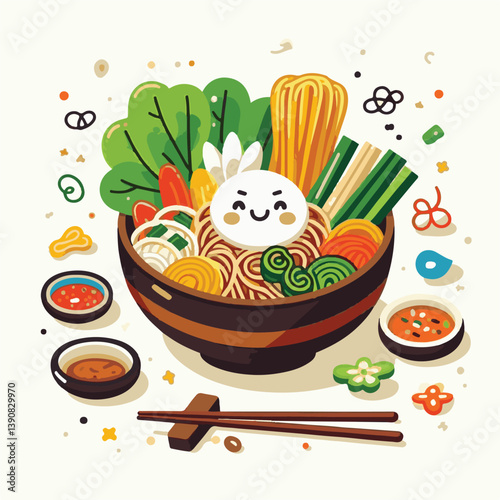 japchae, cuisine, food, asian, healthy, meal, gourmet, plate, background, vegetable, korean, korean food, traditional, sesame oil, soy sauce, green, beef, carrot, korean culture, noodle, onion, sesame