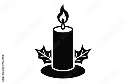 burning candle icon