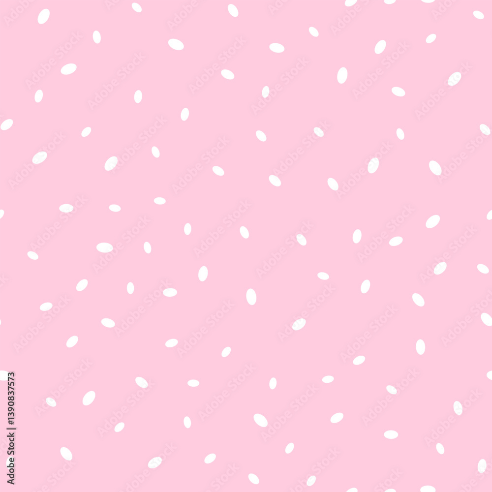 Seamless pattern with soft pink polka dots and a delicate speckled texture. Perfect for modern baby fabrics, children's clothing, wrapping. Simple, trendy, and feminine Seamless pattern with soft pink polka dots and a delicate speckled texture. Perfect for modern baby fabrics, children's clothing, wrapping. Simple, trendy, and feminine