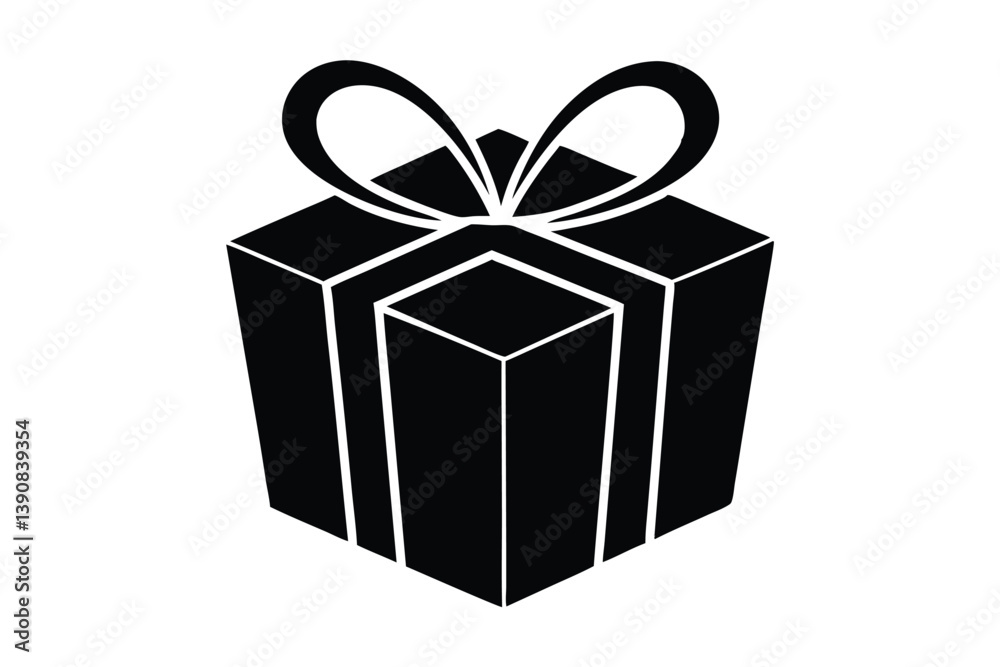 Obraz premium gift box isolated on white