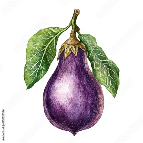 watercolor of CacAk A Beautifully Detailed, isolated on a white background.