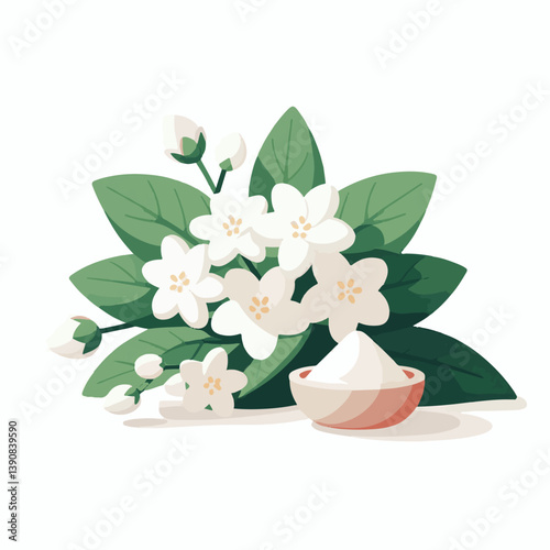 blossom, floral, jasmine, flower, spring, plant, nature, bloom, beautiful, white, beauty, fresh, garden, natural, background, flora, petal, blooming, summer, aroma, flowers, isolated, bud, decorative,
