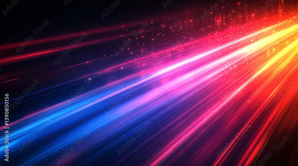 Motion blur background with glowing blue and red gradient stripes over a dark black backdrop, symbolizing speed, movement, and modernity. Ideal for web banners and dynamic designs Motion blur background with glowing blue and red gradient stripes over a dark black backdrop, symbolizing speed, movement, and modernity. Ideal for web banners and dynamic designs