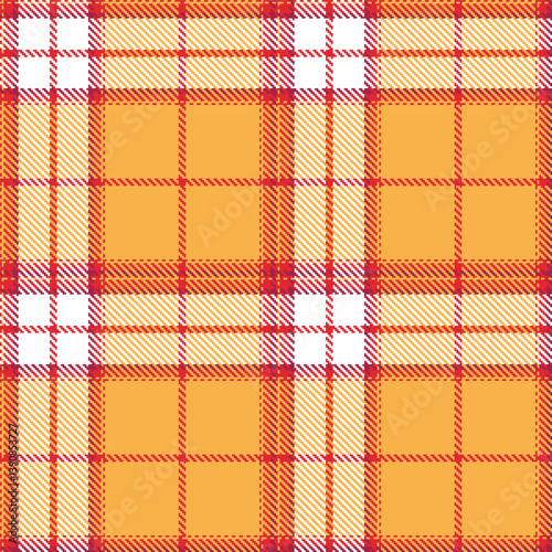 Plaid pattern seamless. Pastel cherry & Fire butterscotch Tartan Fabric Design. 
