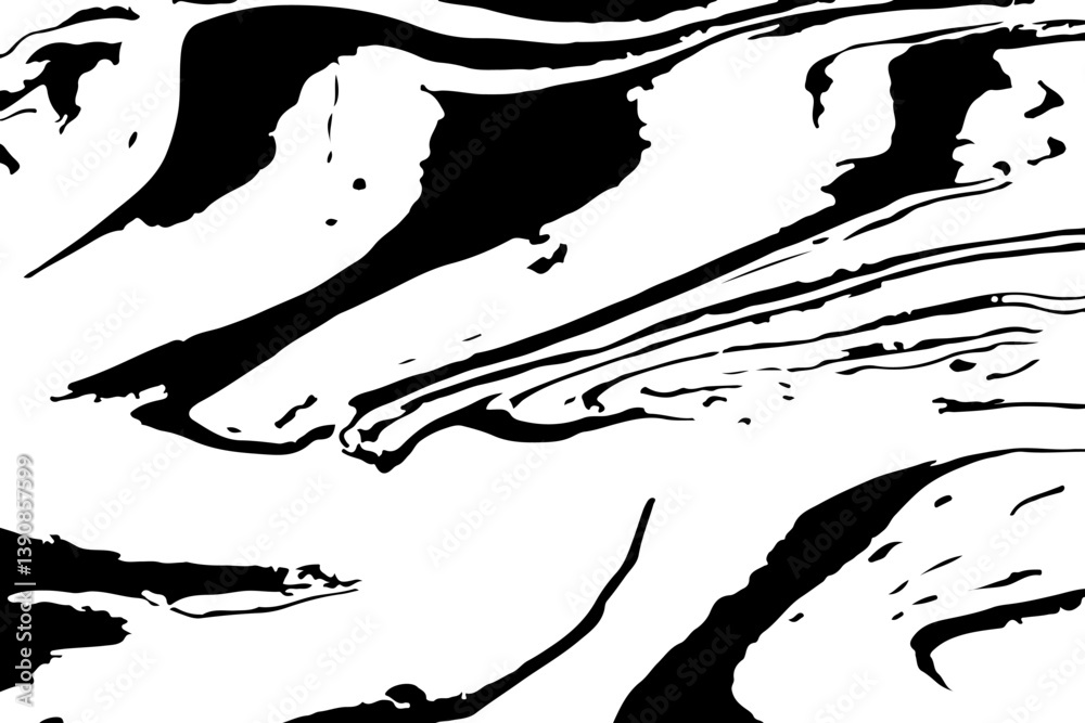 Naklejka premium abstract mountain landscape background in black