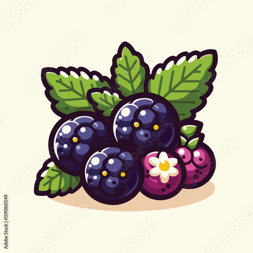 berry, jostaberry, organic, dessert, plant, nature, harvest, gooseberry, food, currant, ripe, vitamin, isolated, vegetarian, dieting, culinary, juneberry, illustration, huckleberry, hand drawn, superf