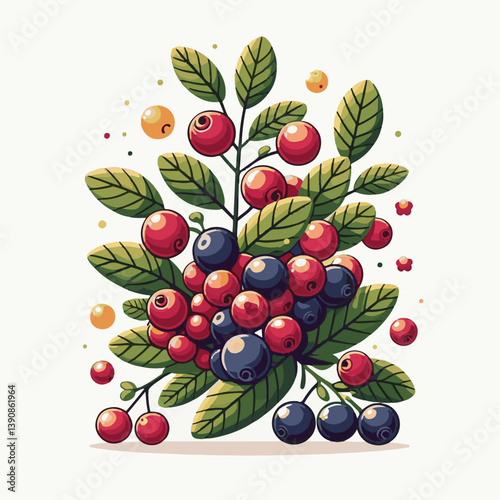 berry, jostaberry, organic, dessert, plant, nature, harvest, gooseberry, food, currant, ripe, vitamin, isolated, vegetarian, dieting, culinary, juneberry, illustration, huckleberry, hand drawn, superf