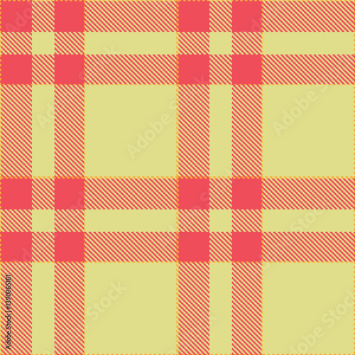 Fire butterscotch Tartan patterns fabric texture. Timeless Iridescent coral pink Seamless Tartan
