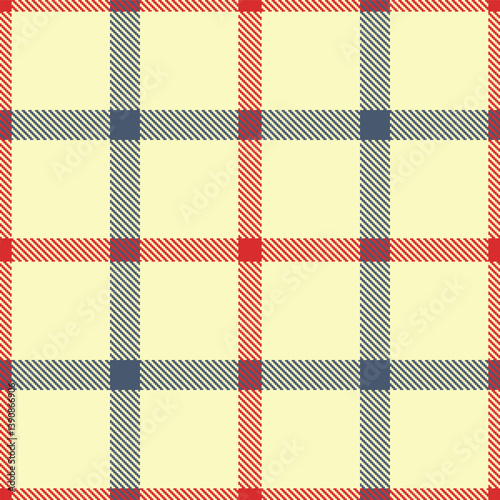 Plaid pattern seamless. Deep cream & Deep scarlet Tartan Fabric Design. 