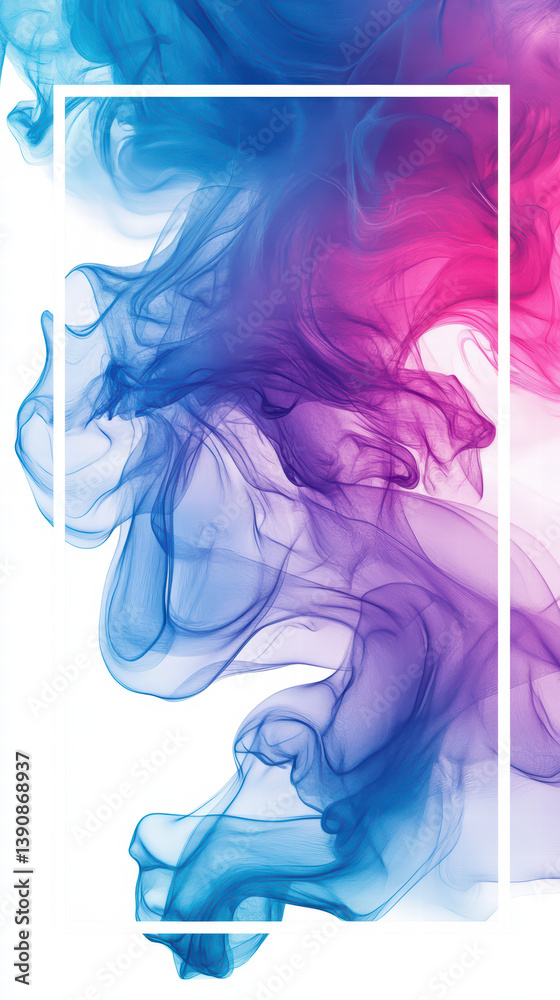 Fototapeta premium Artistic Color Fusion: A vibrant composition of swirling colors in a vivid display, capturing the dynamic interplay of hues and textures, perfect for modern design applications.