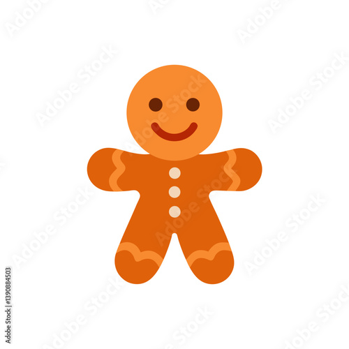 Delicious Gingerbread Cookie Graphic for Holiday Season Treats