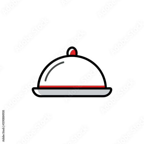 Convenient Food Tray Graphic for Catering and Meal Service