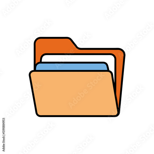 Essential Folder Icon for Document Organization and Digital Storage