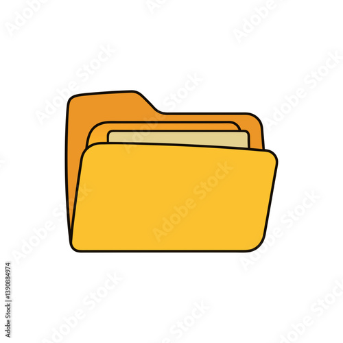 Essential Folder Icon for Document Organization and Digital Storage