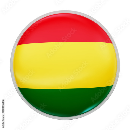 Bolivia flag button on white background Free Download Bolivia flag button on white background - GFXLoad
