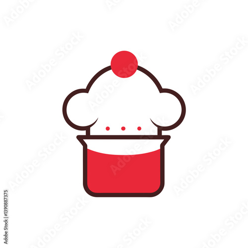 chef cooking doodle vector on white background