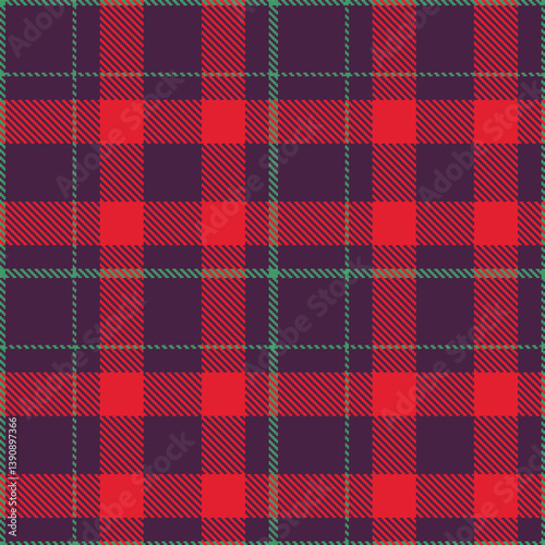 Wallpaper Mural Smoky aubergine Tartan patterns fabric texture. Timeless Vivid ocean green Seamless Tartan Torontodigital.ca