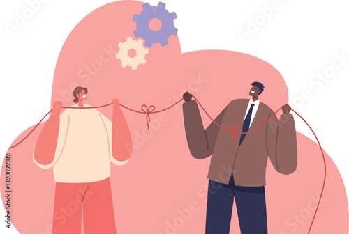 Multiracial people building social ties