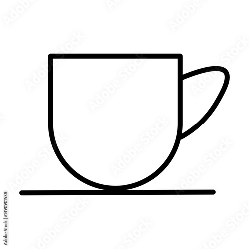 Americano Vector Line Icon Design