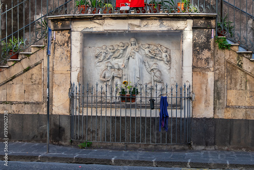 Church of Santa Teresa or Santa Teresa of the Child Jesus (Santa Teresa del Bambin Gesu, 1643, 1693) is a Roman Catholic parish church. Catania, Sicily, Italy.