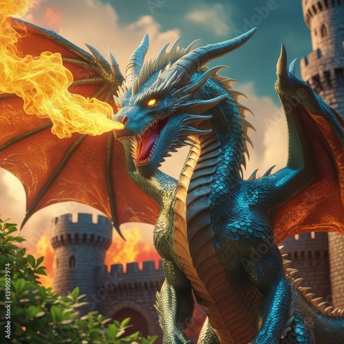 hyperrealistic_intricately dragon