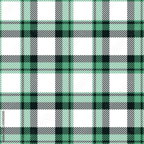 Timeless Bright tea & Light almost black Seamless Tartan Fabric Design