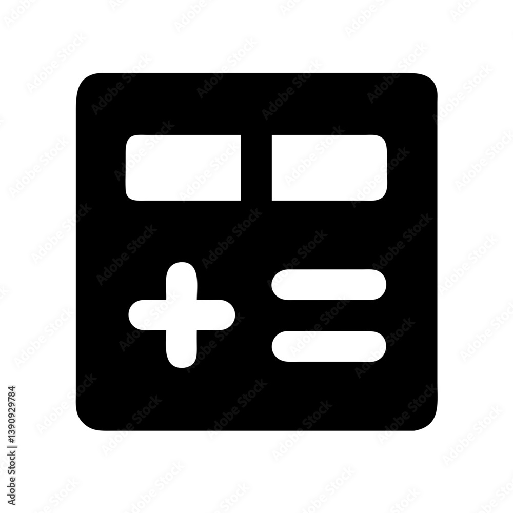 Fototapeta premium Calculator Icon Vector Design