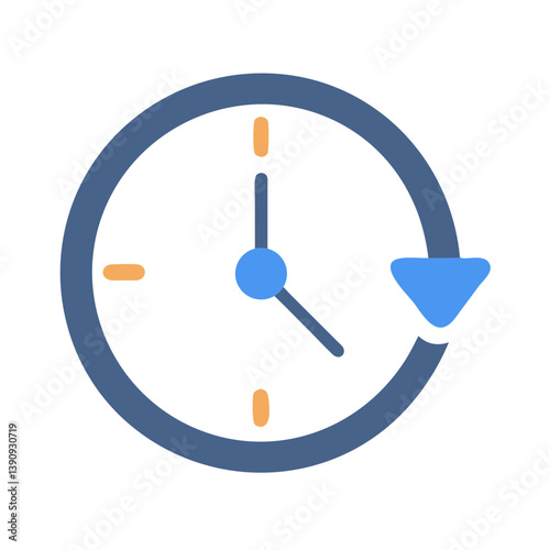 Clock Icon Vector Design