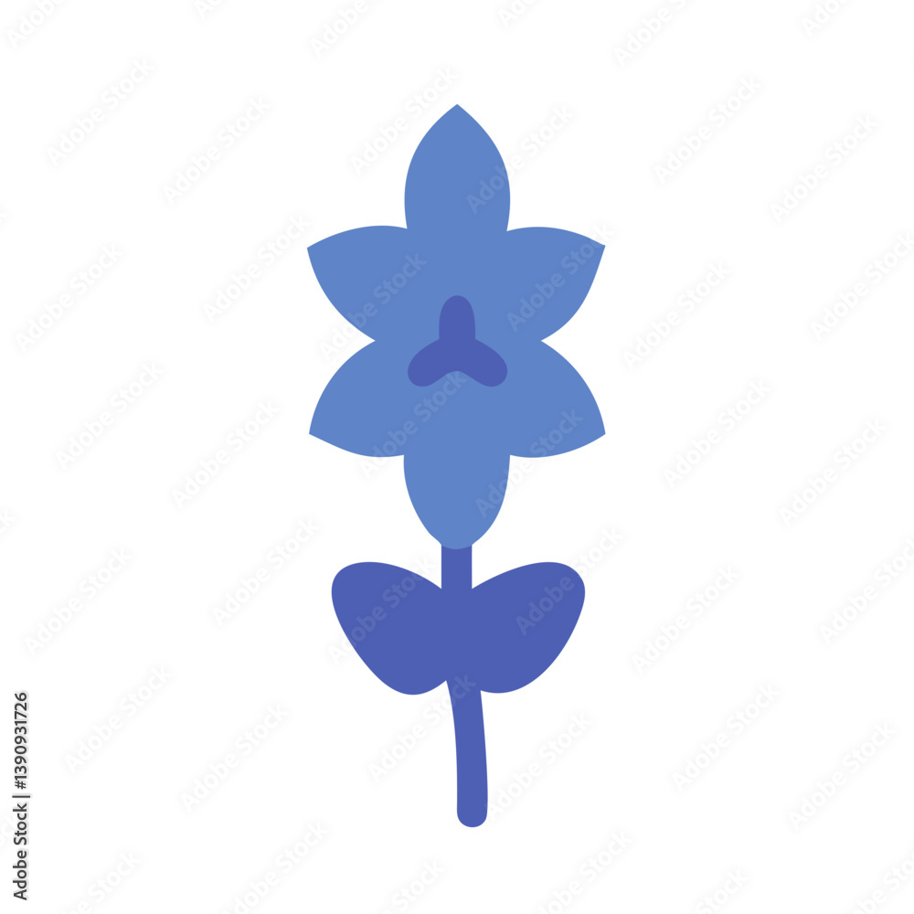 Delphinium Icon Vector Design Delphinium Icon Vector Design