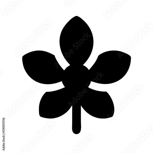 Delphinium Icon Vector Design