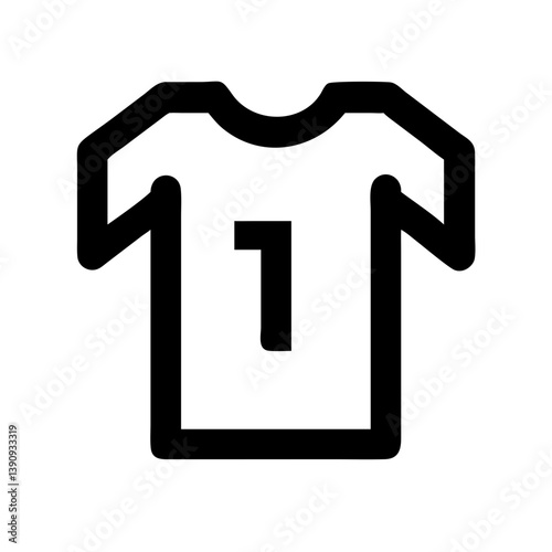 Football Jersey Icon Vector Design