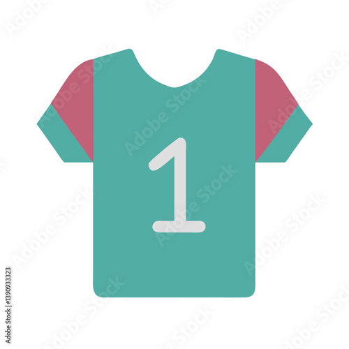 Football Jersey Icon Vector Design