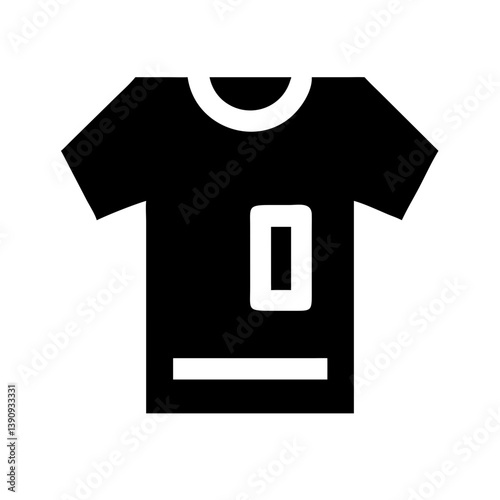 Football Jersey Icon Vector Design