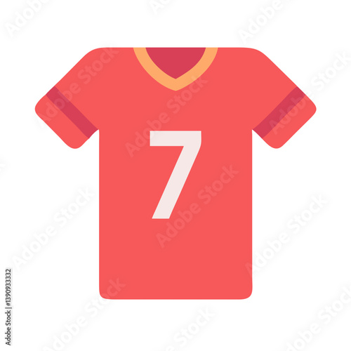 Football Jersey Icon Vector Design